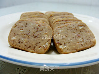 花生碎巧克力酱饼干的做法步骤:16