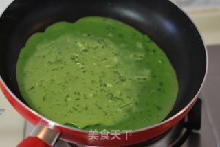 令人如沐春风、翠绿怡人的【苜蓿菜汁饼】(绝无任何添加剂)的做法步骤:14