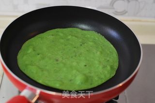 令人如沐春风、翠绿怡人的【苜蓿菜汁饼】(绝无任何添加剂)的做法步骤:17