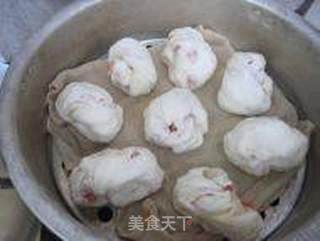 火腿蒸花卷的做法步骤：9