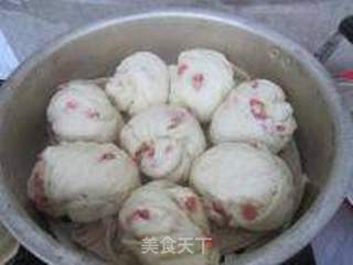 火腿蒸花卷的做法步骤：11