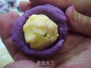 芝士紫薯泥的做法步骤:4
