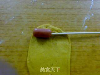 咖喱棒棒小面包的做法步骤:4