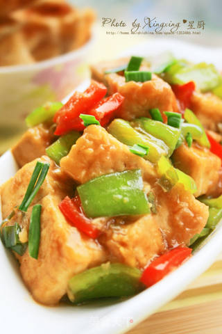 【让你爱不释手的鱼香味】鱼香汁豆腐的做法步骤:12