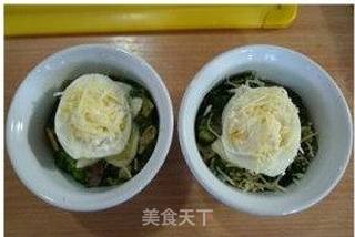 健康早餐— 菠菜奶酪小盅蛋 Gratin d'épinards à l'oeuf的做法步骤:11