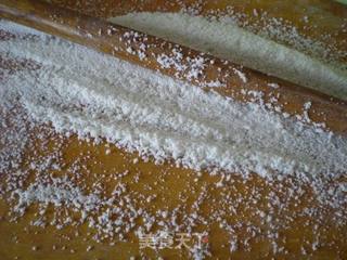 纯手工甜品紫薯馅凉糕的做法步骤:2