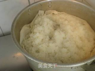 纯手工甜品紫薯馅凉糕的做法步骤:4