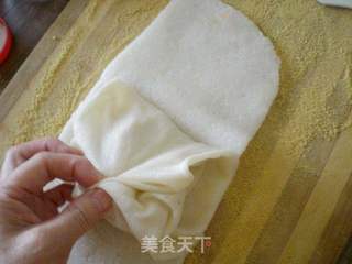 纯手工甜品紫薯馅凉糕的做法步骤:15