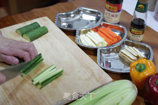豉香素菜凉拌的做法步骤:2
