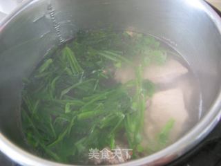 排骨菠菜汤的做法步骤:9