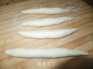 四股辫子面包的做法步骤:4
