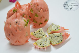 花色面点---火龙果的做法步骤:11