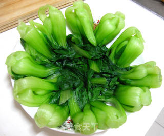 香菇油菜的做法步骤:6