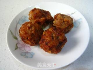 香菇肉丸的两种简单吃法--黄金小丸子VS菠菜肉丸汤的做法步骤：6