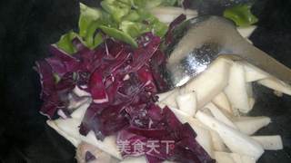 杏鲍菇紫甘蓝的做法步骤:5