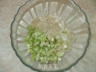 韭黄煎饼的做法步骤:3