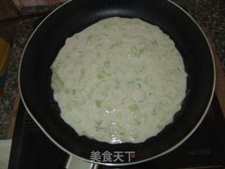 韭黄煎饼的做法步骤:5