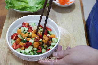 木瓜鸡肉沙律的做法步骤:5