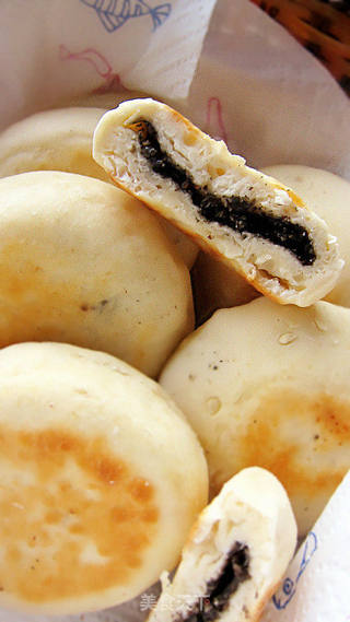 春游的小提篮—— 芝麻红枣饼~的做法步骤:14