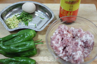 酿青椒的做法步骤：1