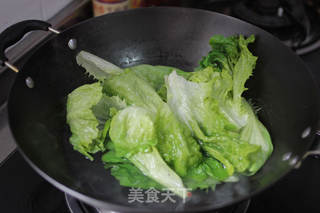 蚝油香菇生菜的做法步骤:2