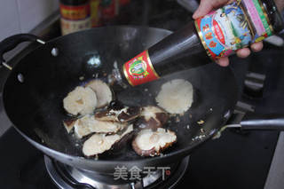 蚝油香菇生菜的做法步骤:5
