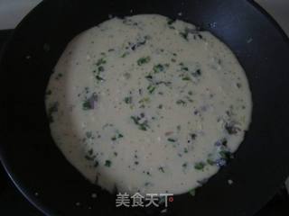 青椒洋葱鸡蛋饼的做法步骤：4