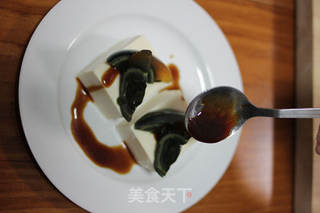 蚝油皮蛋豆腐的做法步骤:6