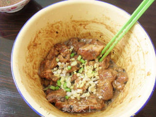 豆豉蒸排骨饭的做法步骤:5