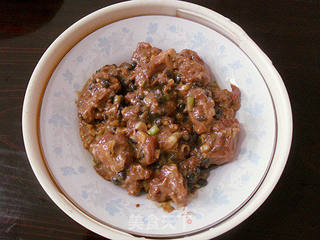豆豉蒸排骨饭的做法步骤:6