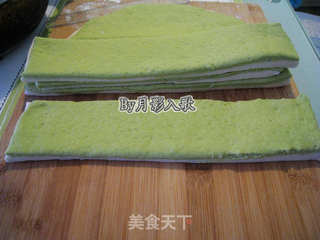 柳纹糖果包----一款最有四月味道的减肥包子的做法步骤:8