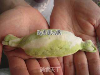 柳纹糖果包----一款最有四月味道的减肥包子的做法步骤:15