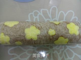 【彩绘蛋糕系列】花儿朵朵蛋糕卷的做法步骤：18