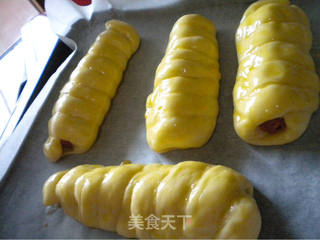 肠仔面包(失败案例)的做法步骤:5