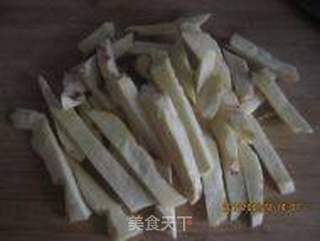烤地瓜条的做法步骤：1