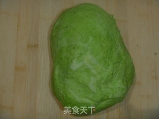 不一样的色彩~菠菜面韭菜鸡蛋馅水饺的做法步骤：4