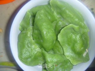 不一样的色彩~菠菜面韭菜鸡蛋馅水饺的做法步骤：6