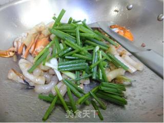 膏蟹炒韩国年糕的做法步骤:10