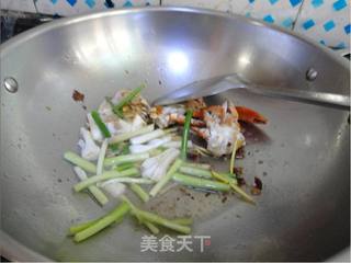 膏蟹炒韩国年糕的做法步骤:7