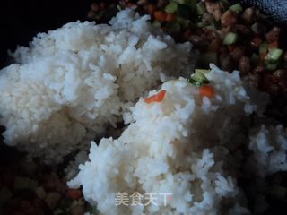 鸡肉蛋炒饭的做法步骤：7