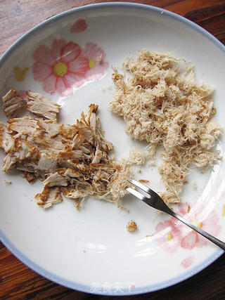 海苔肉松面包卷准备篇之一:DIY原味肉松的做法步骤:8