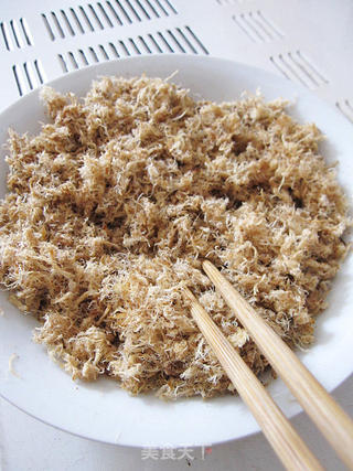 海苔肉松面包卷准备篇之一:DIY原味肉松的做法步骤:11