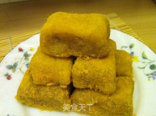 可口肉松地瓜糕的做法步骤：10