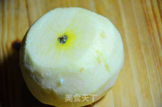 幸福美食:清爽的薄荷炼乳苹果排的做法步骤:2