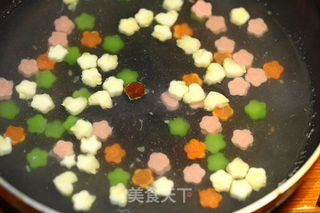 四色花蛋羹的做法步骤:6