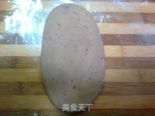 怪味紫薯酥饼——第一次用平底锅做的酥饼的做法步骤:5