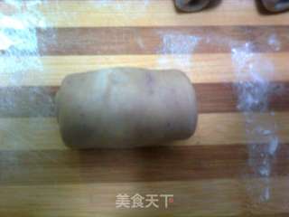 怪味紫薯酥饼——第一次用平底锅做的酥饼的做法步骤:9