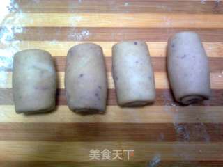 怪味紫薯酥饼——第一次用平底锅做的酥饼的做法步骤:10