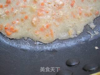 虾米胡萝卜饼的做法步骤:10