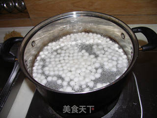 桂花赤豆酒酿元宵的做法步骤:4